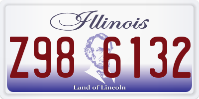 IL license plate Z986132