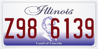 IL license plate Z986139