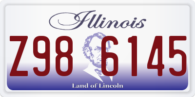 IL license plate Z986145