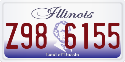IL license plate Z986155