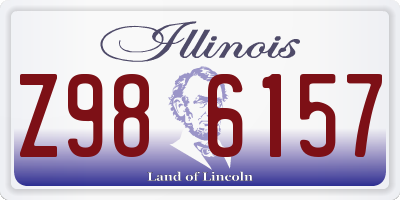 IL license plate Z986157