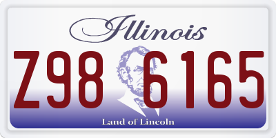 IL license plate Z986165