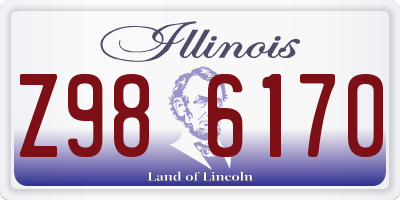 IL license plate Z986170