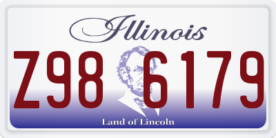 IL license plate Z986179