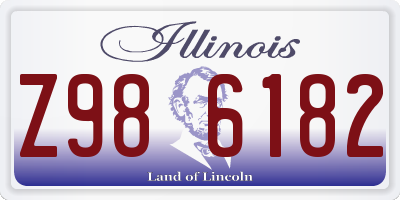IL license plate Z986182