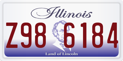 IL license plate Z986184