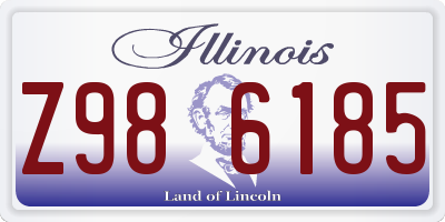 IL license plate Z986185