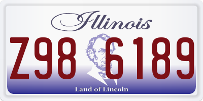 IL license plate Z986189