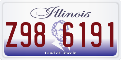 IL license plate Z986191