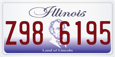 IL license plate Z986195