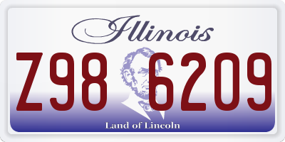 IL license plate Z986209