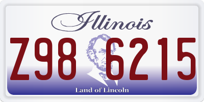 IL license plate Z986215