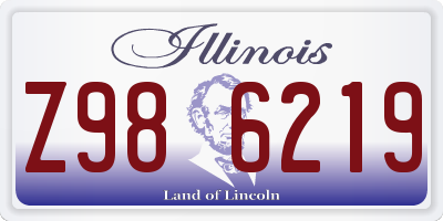 IL license plate Z986219