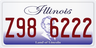 IL license plate Z986222