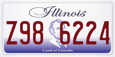 IL license plate Z986224