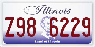 IL license plate Z986229