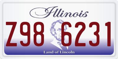 IL license plate Z986231