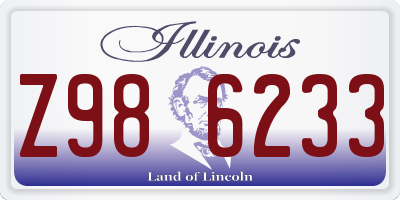 IL license plate Z986233