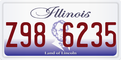 IL license plate Z986235