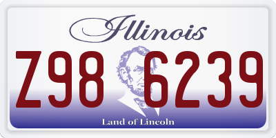 IL license plate Z986239
