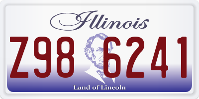 IL license plate Z986241
