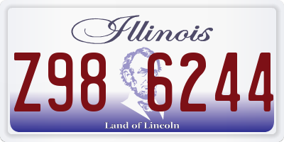 IL license plate Z986244