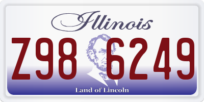 IL license plate Z986249