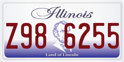 IL license plate Z986255
