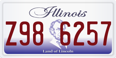 IL license plate Z986257