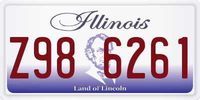 IL license plate Z986261