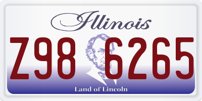 IL license plate Z986265