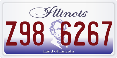 IL license plate Z986267