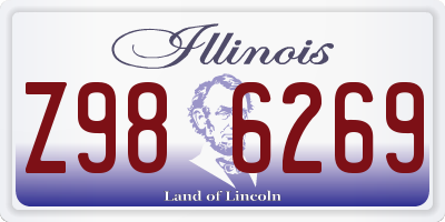 IL license plate Z986269