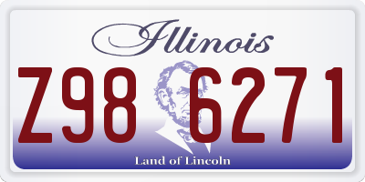 IL license plate Z986271