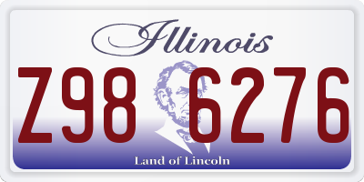 IL license plate Z986276