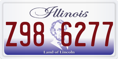 IL license plate Z986277