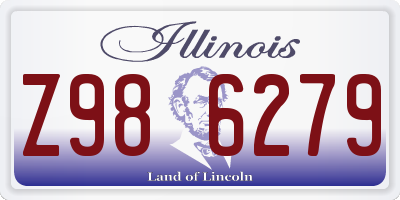 IL license plate Z986279