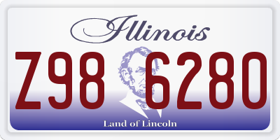 IL license plate Z986280
