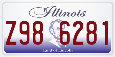 IL license plate Z986281