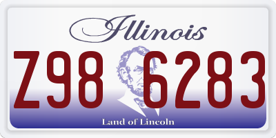 IL license plate Z986283