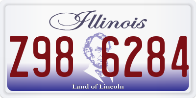 IL license plate Z986284