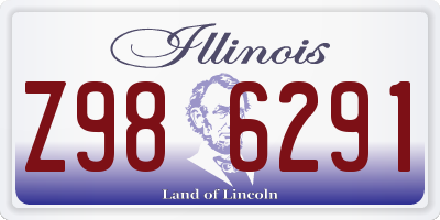 IL license plate Z986291