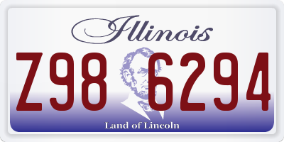 IL license plate Z986294