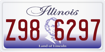 IL license plate Z986297