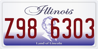 IL license plate Z986303