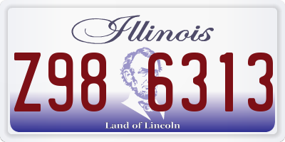 IL license plate Z986313