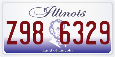 IL license plate Z986329