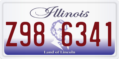 IL license plate Z986341