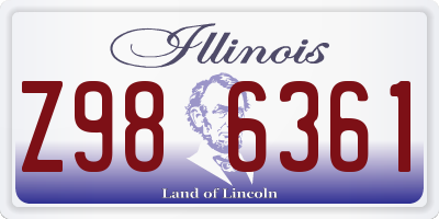 IL license plate Z986361