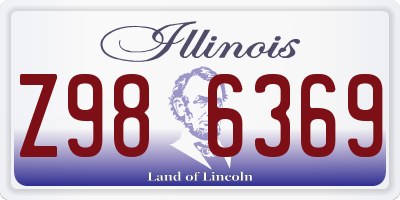 IL license plate Z986369